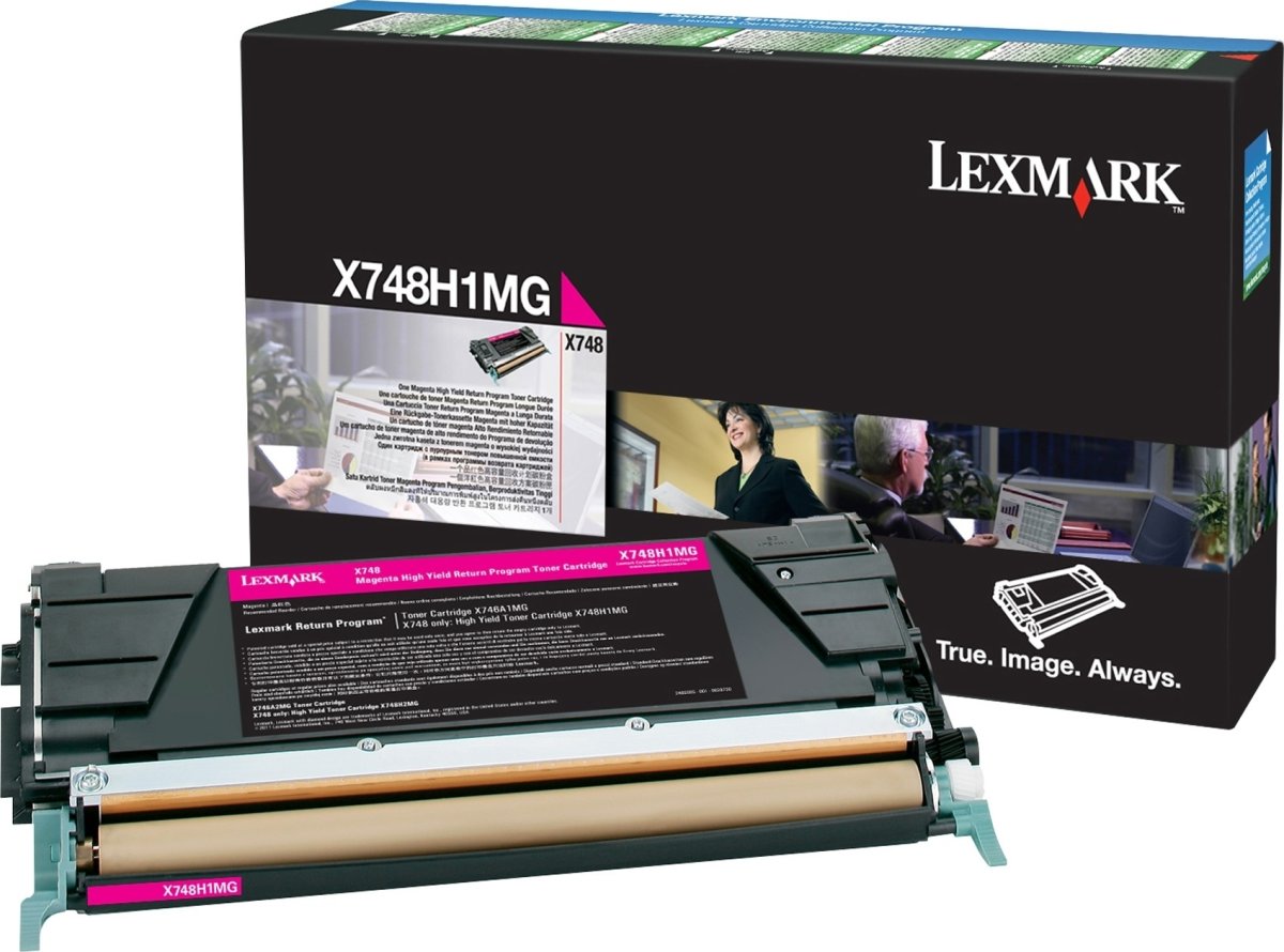Lexmark X748H3MG lasertoner, rød, 10000s