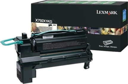 Lexmark X792X1KG lasertoner, sort, 20000s