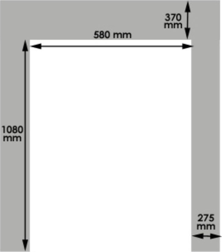U-profils løftebord, 1000 kg, 85-860mm