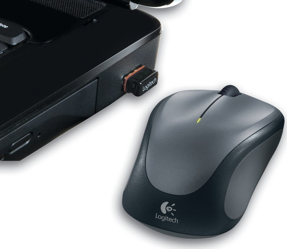 Logitech M235 Wireless Mouse, grå