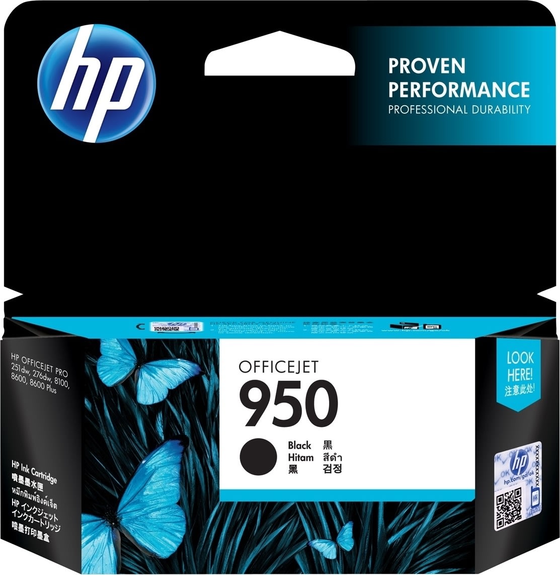 HP no 950 CCN049AE blækpatron, sort, 1000s