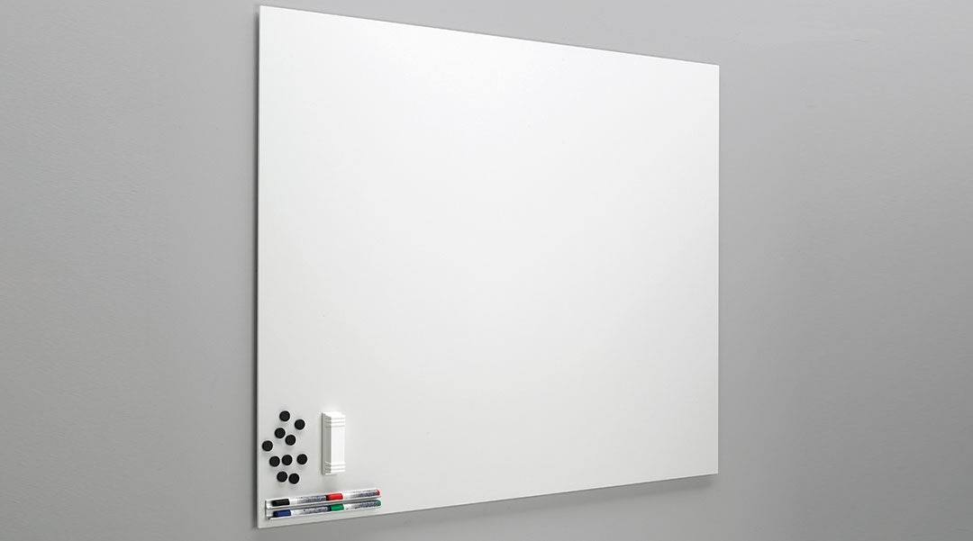 Vanerum Diamant whiteboard 90x118, hvid