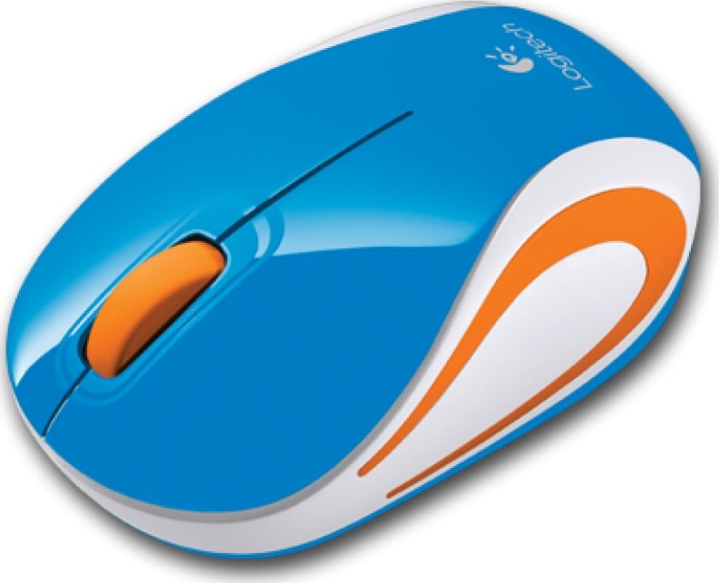 Logitech Wireless Mini Mouse M187, blå