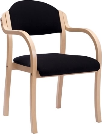 Morten konferencesæt m. 6 koksgrå stole, m. armlæn