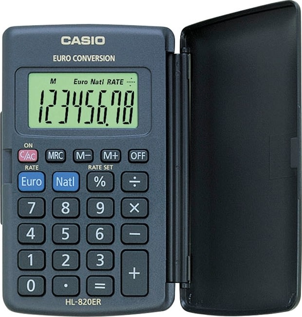 Casio HL 820 lommeregner