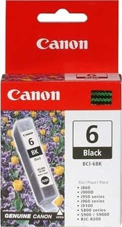 Canon BCI-6BK blækpatron, sort, 280s