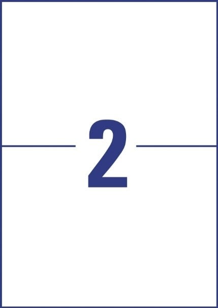 Europe E100 Etiket | A5 | 200 stk.