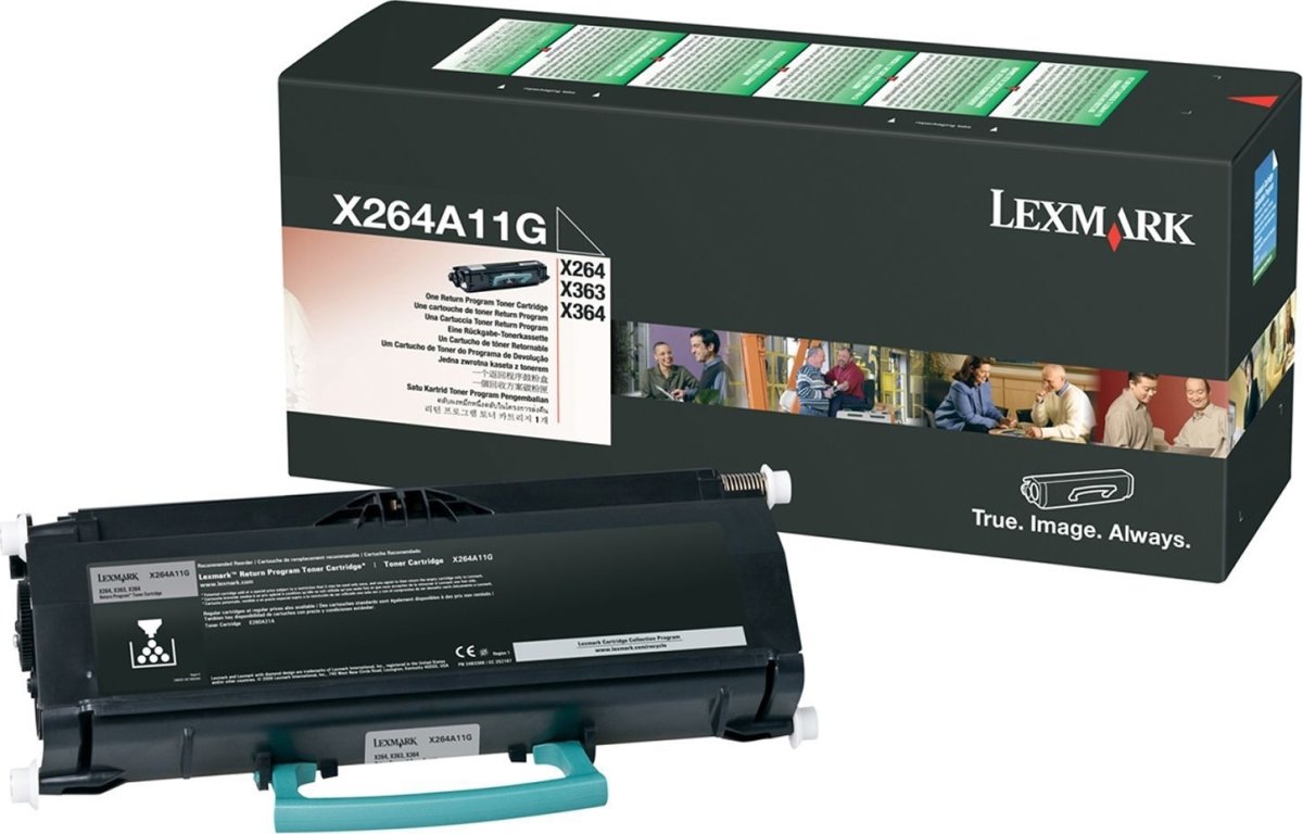 Lexmark 0X264A11G lasertoner, sort, 3500s
