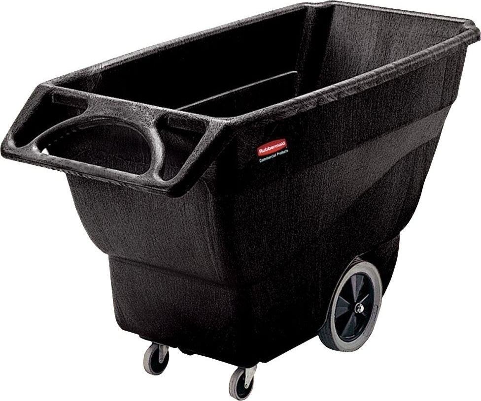 Rubbermaid Tip Container, 600 liter, sort