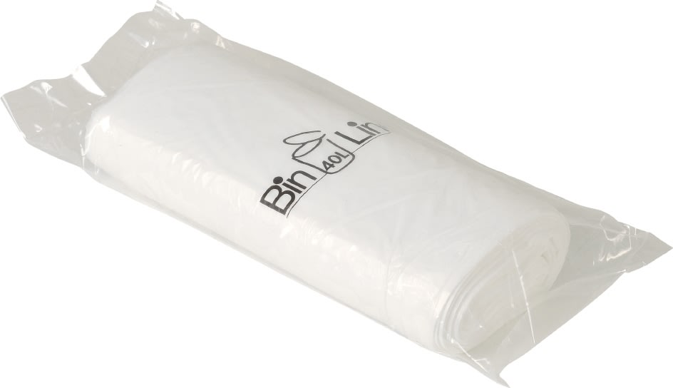 Spandeposer m/stjernebund 40L, 60x90cm, 10my, Hvid