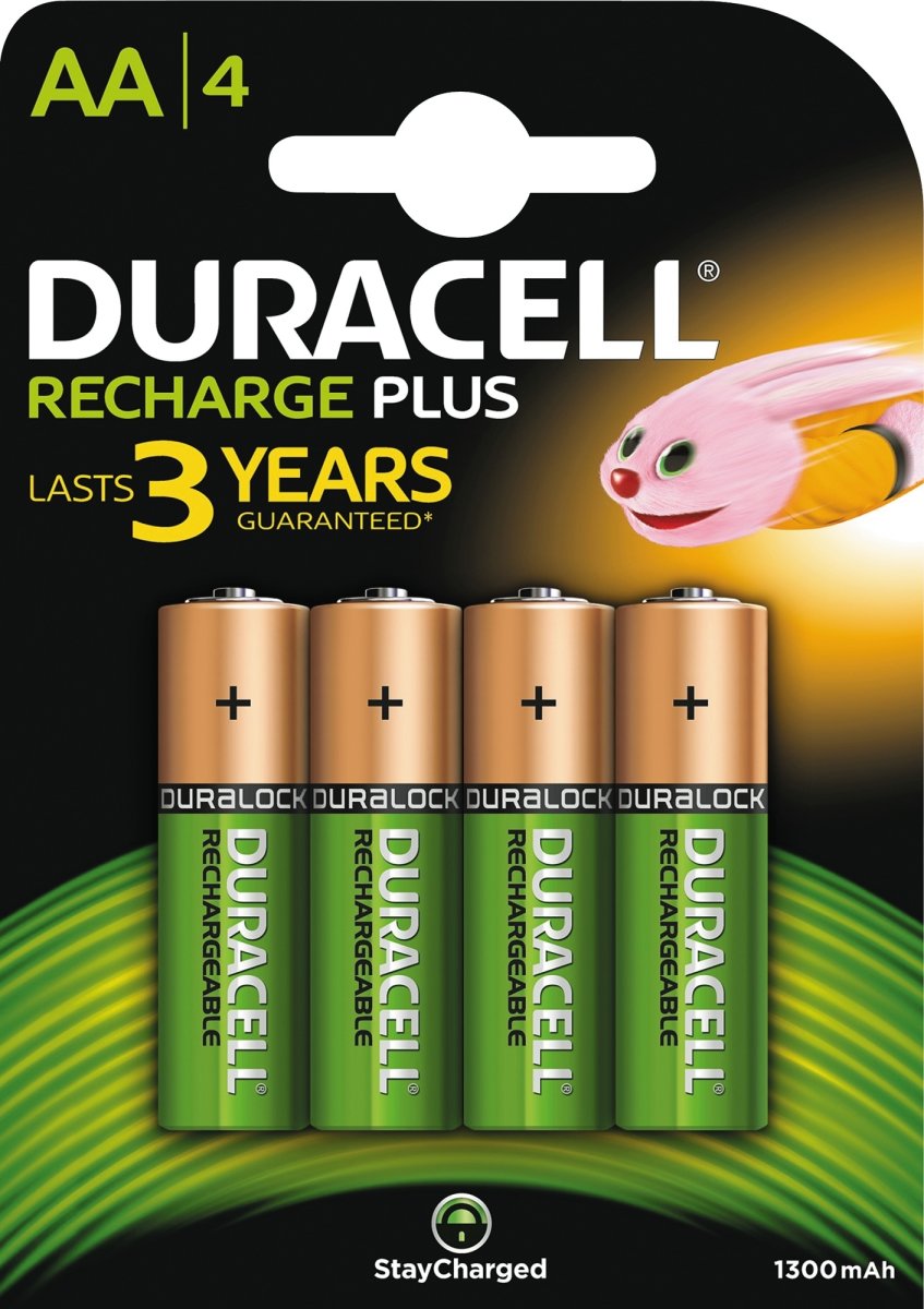 Duracell str. AA Active Charge genop.batterier 4st