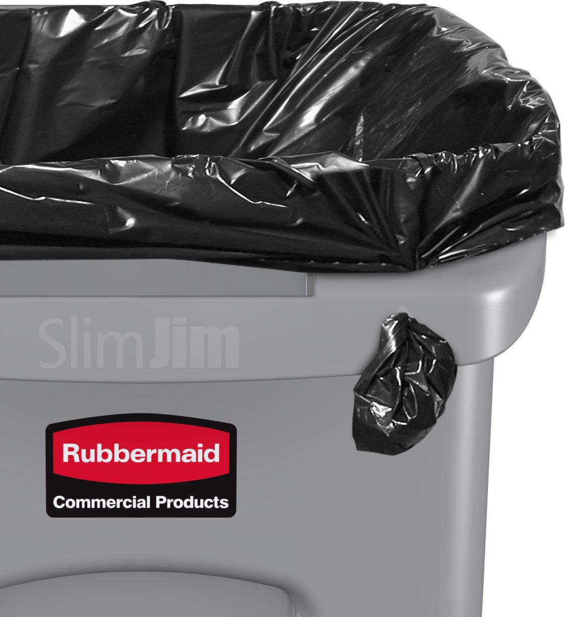 Rubbermaid Slim Jim affaldsbeholder, 87 liter, Grå