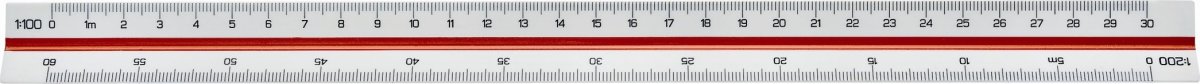 Linex 312 Trekantet målestok | 30 cm