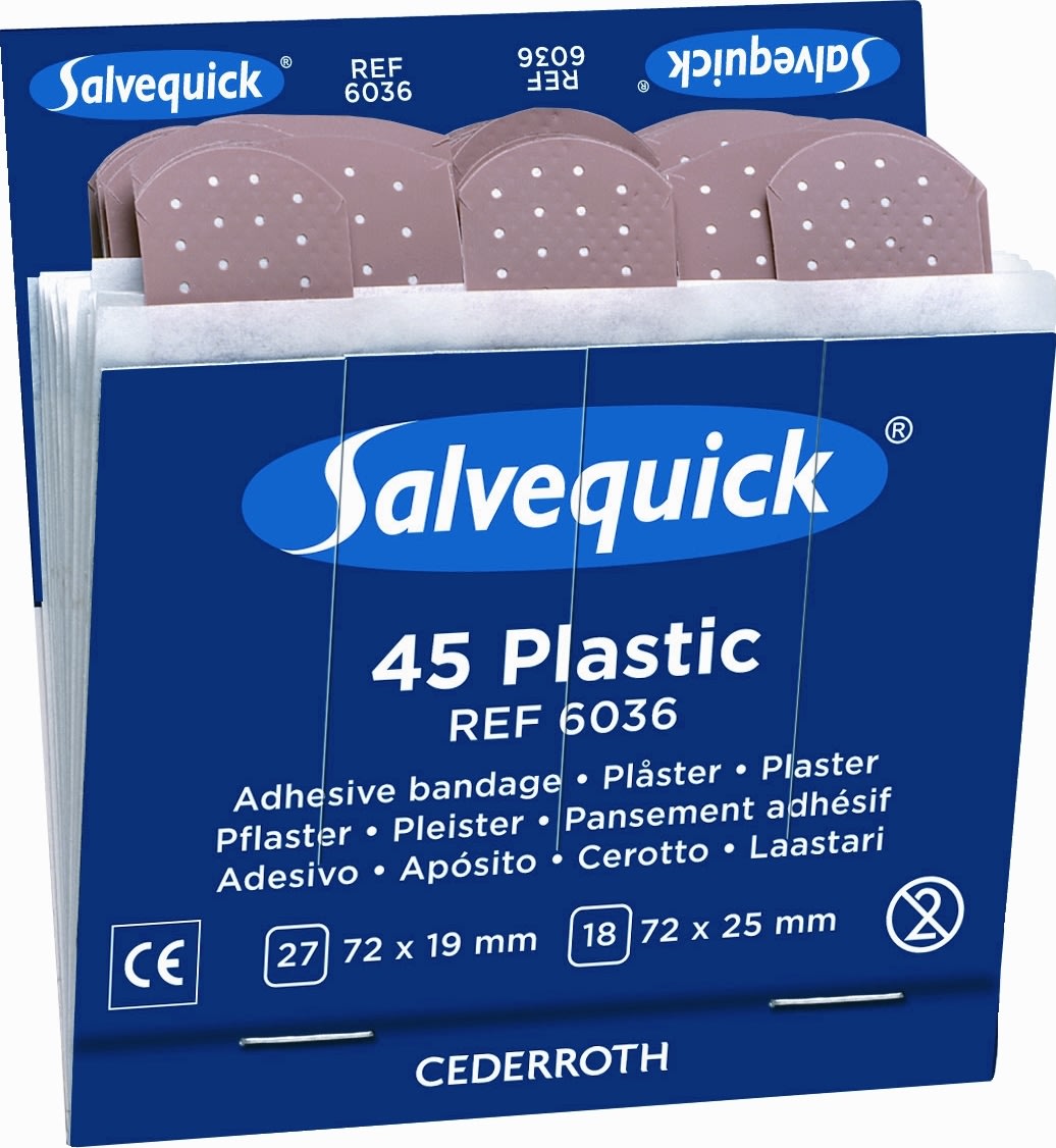 Salvequick Plaster | Plastic | 45 plastre