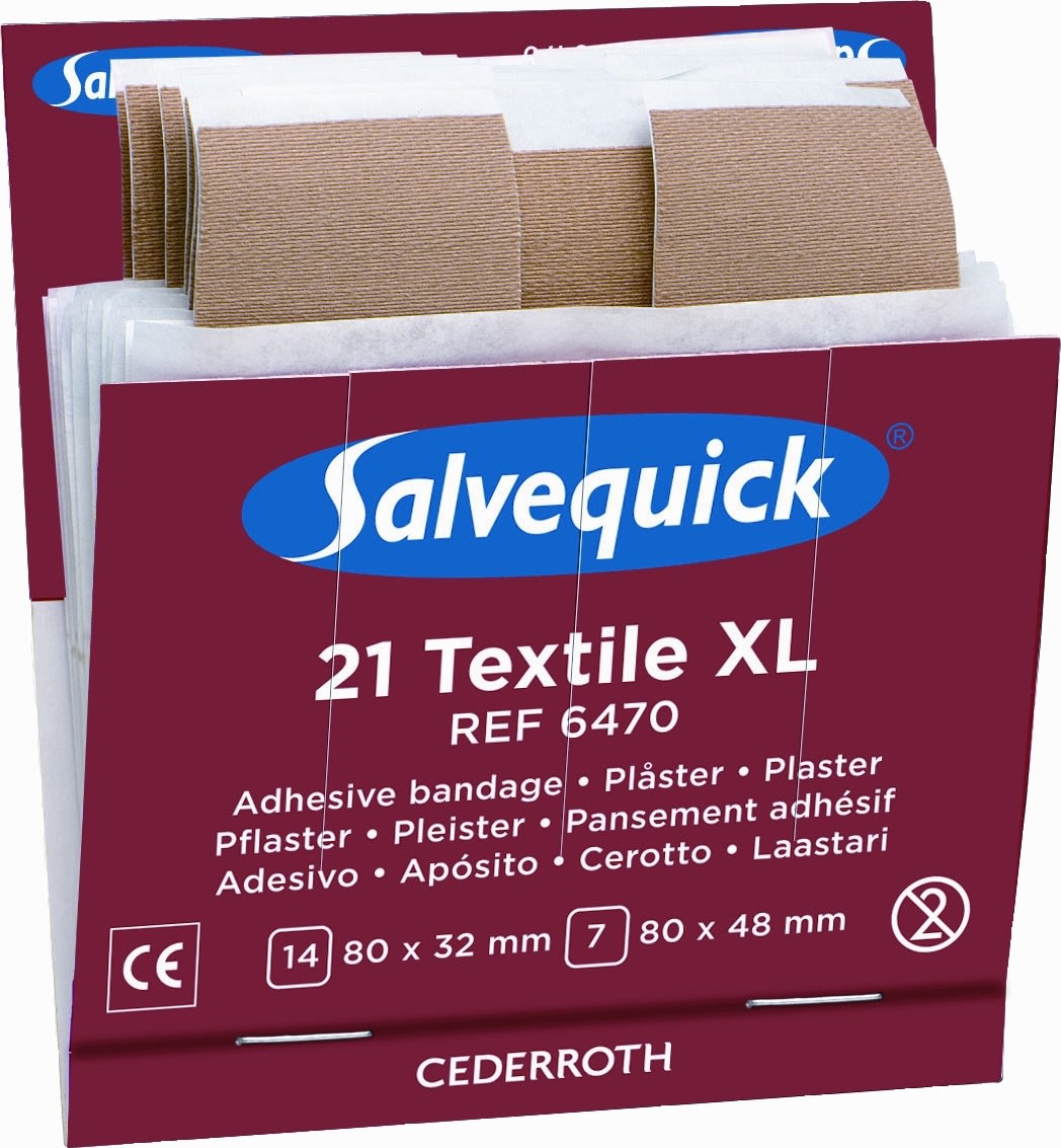 Salvequick Plaster | Textile | XL | 21 plastre