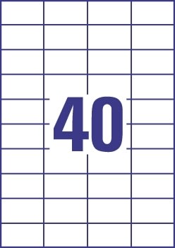 Europe E100 Etiket | 52x30 mm | 4000 stk.