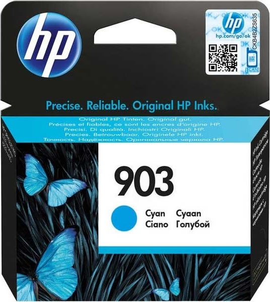 HP no 903 T6L87AE blækpatron, cyan 315 sider