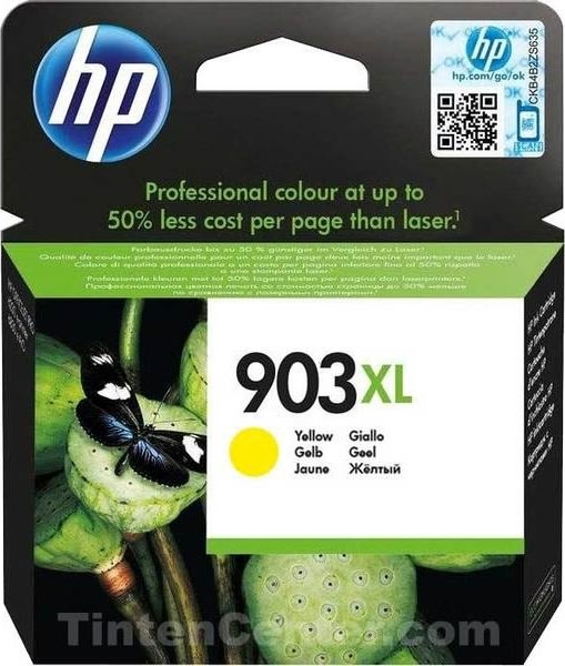 HP no 903XL T6M11AE blækpatron, gul 825 sider
