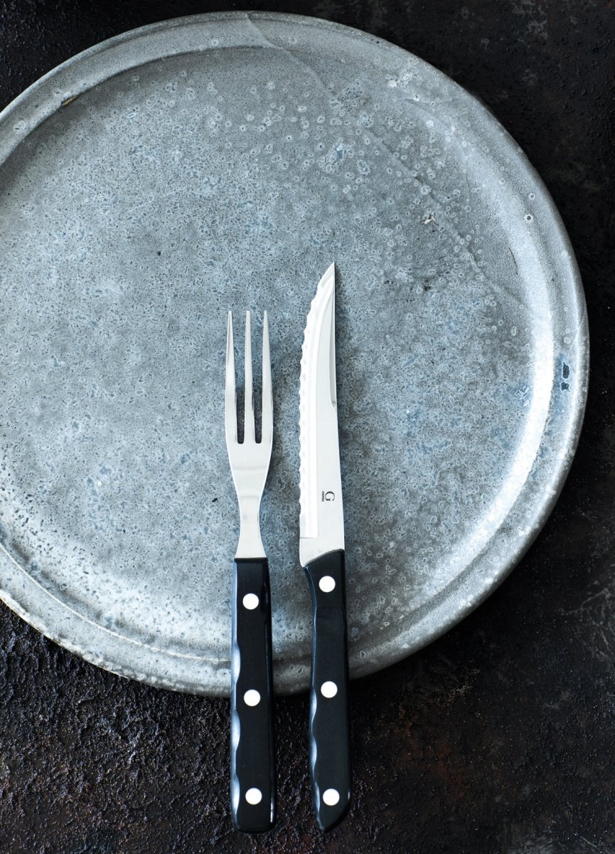 Gense Old Farmer Black steak/grillbestik, 12 dele