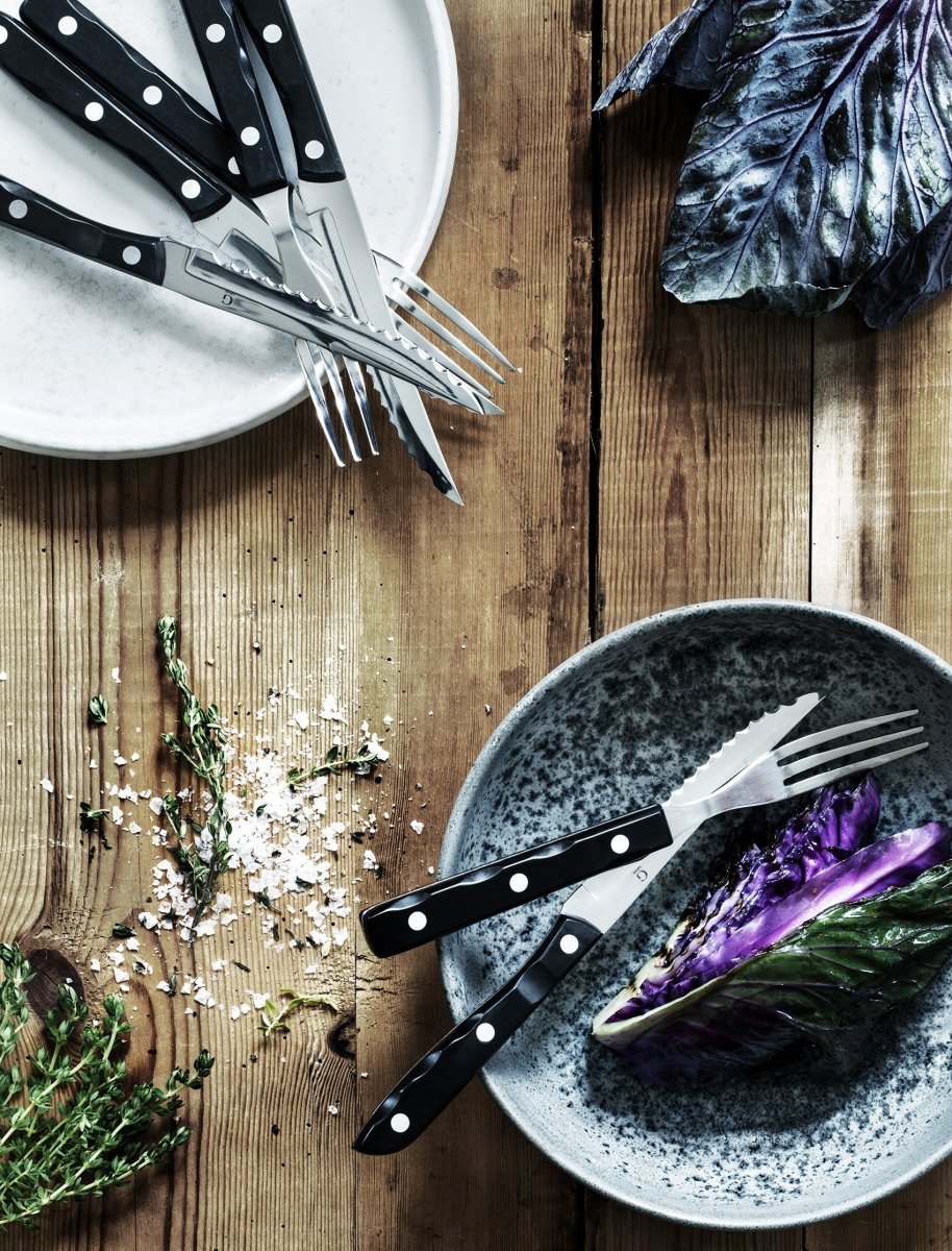Gense Old Farmer Black steak/grillbestik, 12 dele