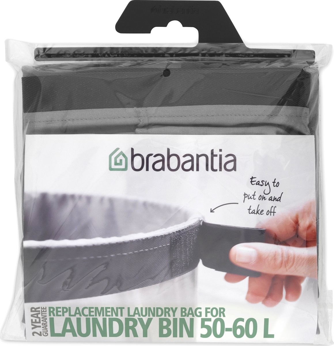 Brabantia Stofpose til vasketøjskurv, 60 L