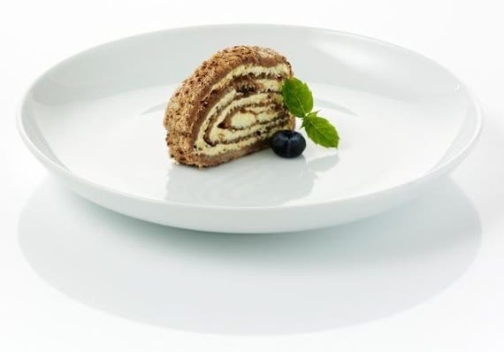 Aida Atelier Super White Desserttallerken, 18 cm