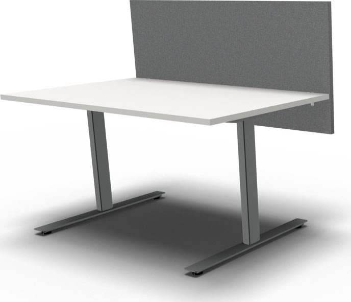 Easy bordskærmvæg H65xB120 cm, mørkegrå