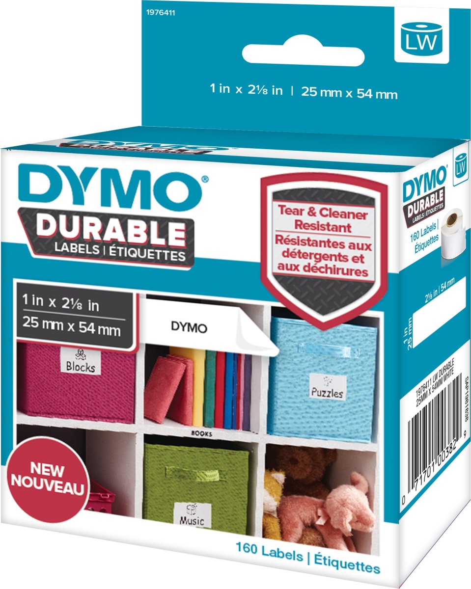Dymo LabelWriter Durable etiketter str. 25 x 54 mm