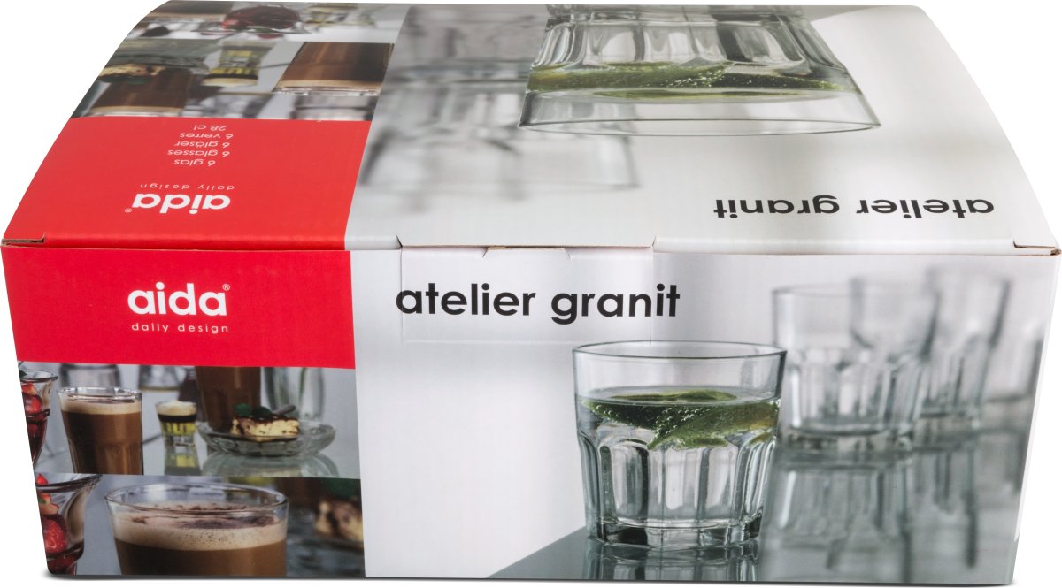 Aida Atelier Granit Drikkeglas, 28 cl