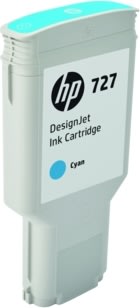 HP no 727 F9J76A DesignJet blækpatron, 300ml, blå