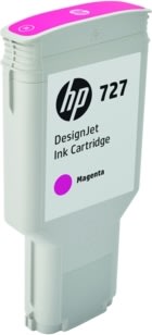 HP no 727 DesignJet blækpatron, 300ml, rød