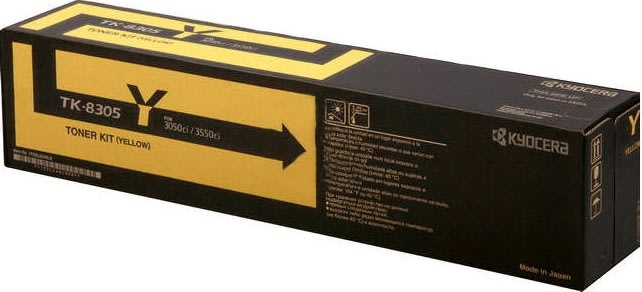 Kyocera TK-8305Y Lasertoner, gul, 15000s