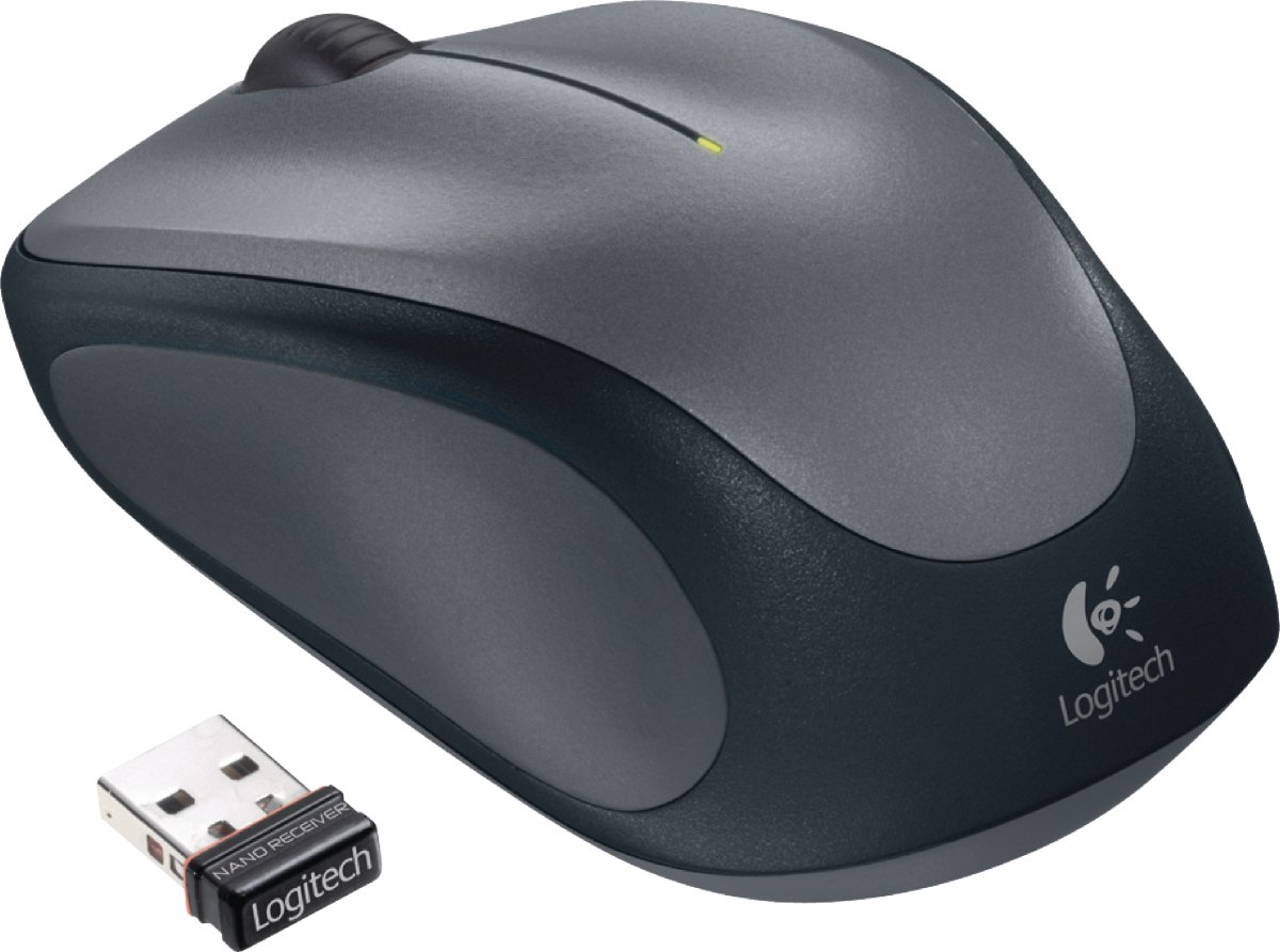 Logitech M235 Wireless Mouse, grå
