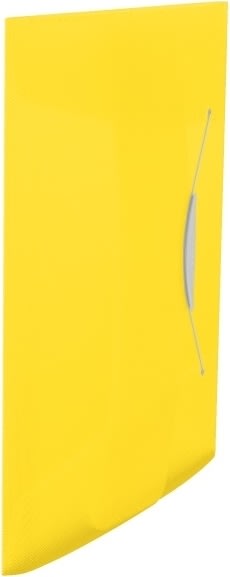 Esselte Vivida elastikmappe A4, med klap, gul