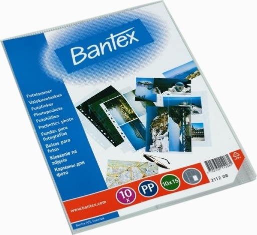 Bantex Fotolomme | 10x15 cm | Højformat | 25 stk.