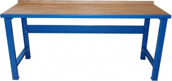 Güde filebænk 1,5 m, 40 mm bordplade, blå