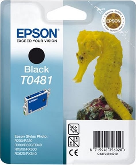 Epson nr.T048/C13T04814010 blækpatron, sort, 450s