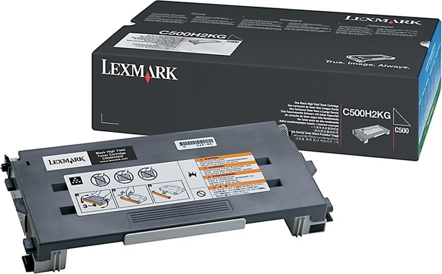 Lexmark 0C500S2MG lasertoner, rød, 1500s