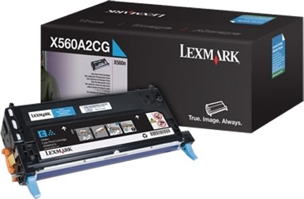 Lexmark X560A2CG lasertoner, blå, 4000s