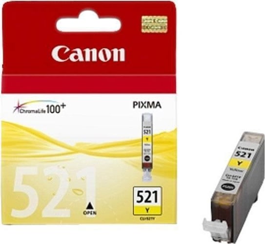 Canon CLI-521Y blækpatron, gul, 450s