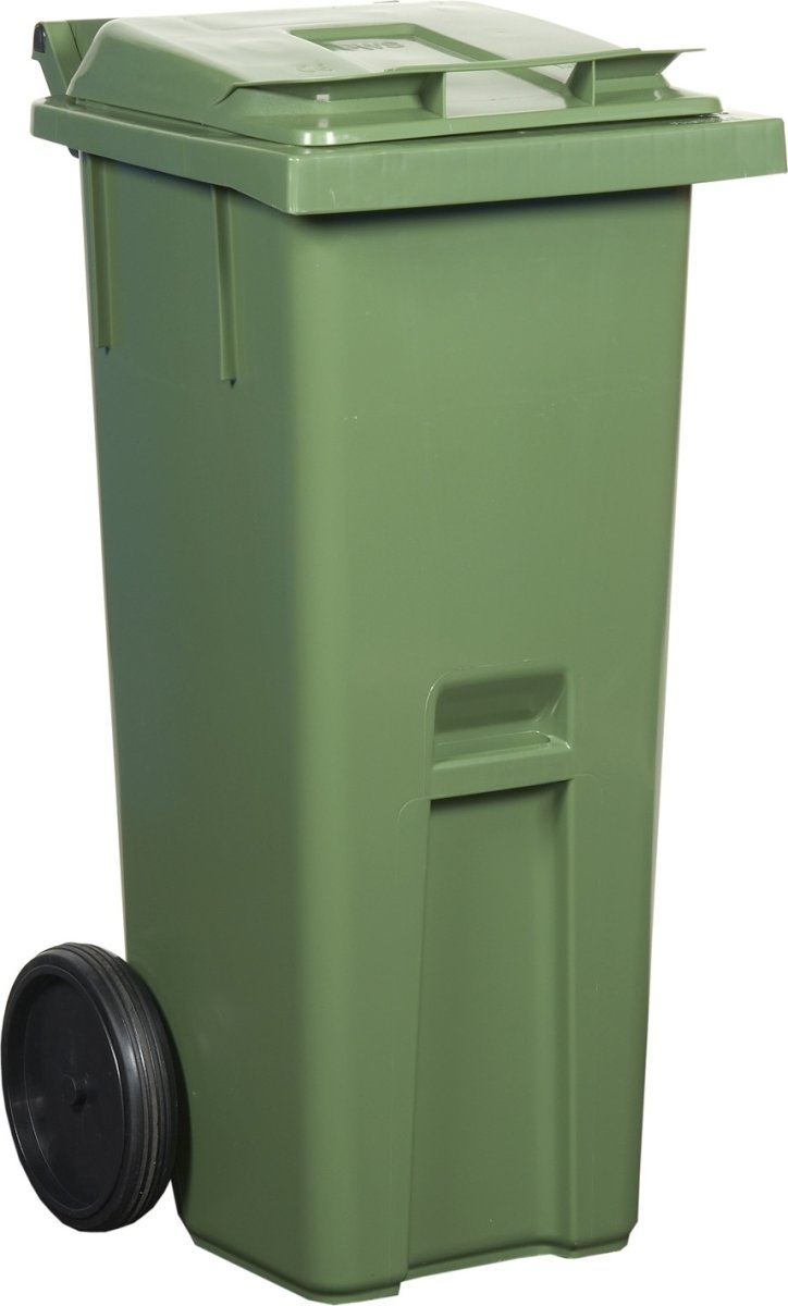 Affaldsvogn 190 l, grøn