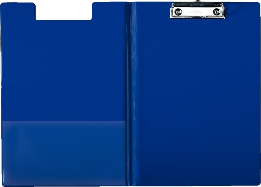 Esselte clipboard med forside A4, blå