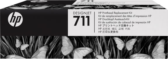 HP 711/C1Q10A Printhoved udskiftningskit