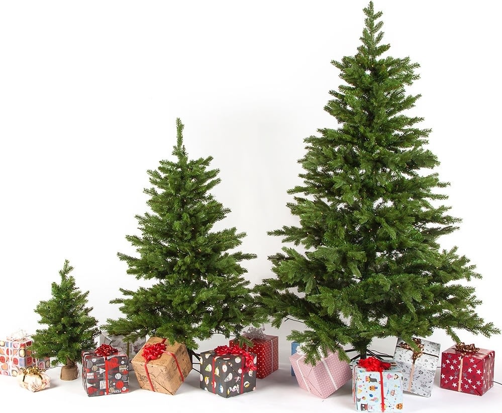 Juletræ LUX inkl. LED lys - 120 cm, Grøn
