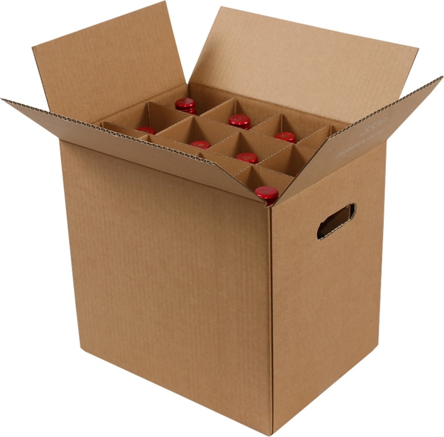 Flaske transportkasse | 12 flasker