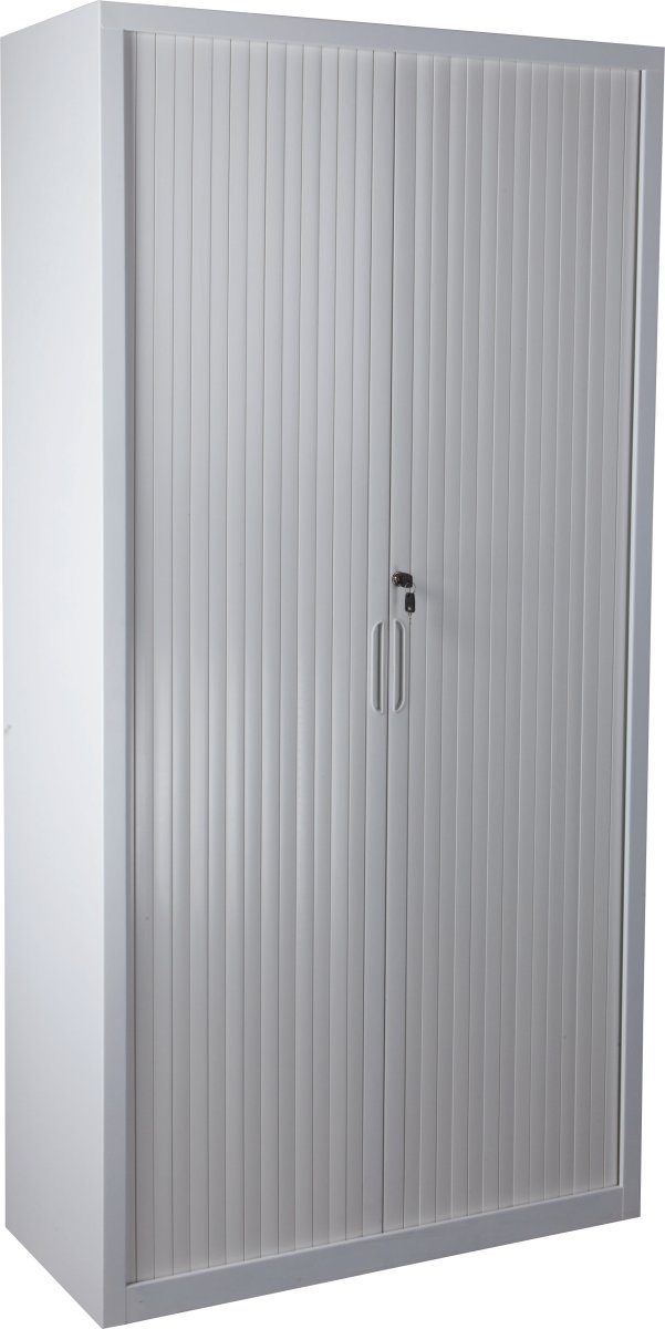 Jalousiskab 1990x1000x435 mm, Stål, Hvid
