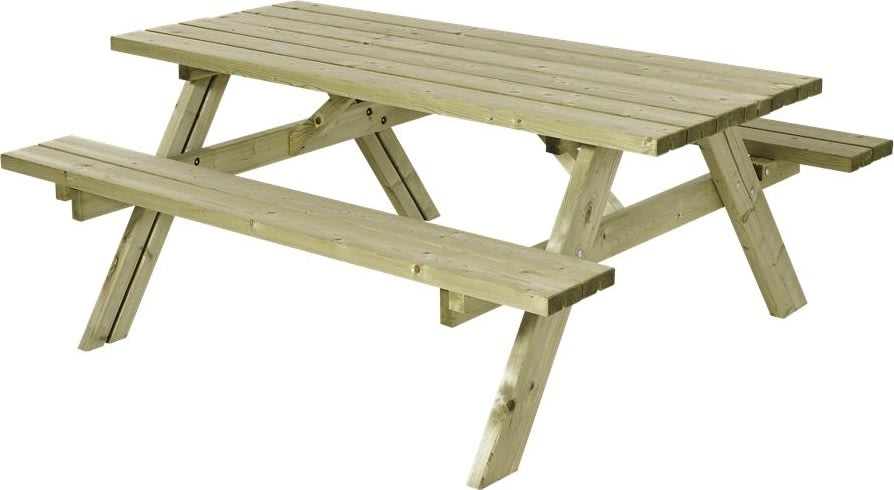 Plus Klassisk bord-bænkesæt, Natur