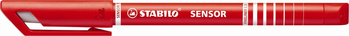 Stabilo Sensor Fineliner | F | Rød