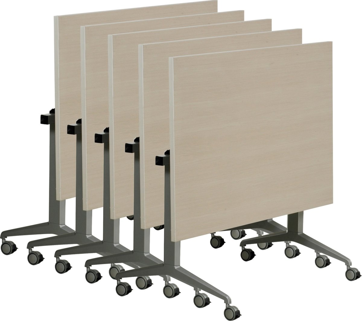 Mobil klapbord 180x80 cm ahorn melamin