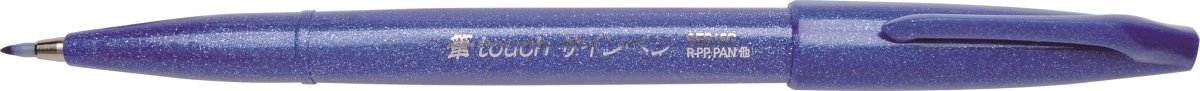 Pentel Brush Sign Pen Fineliner | Blå